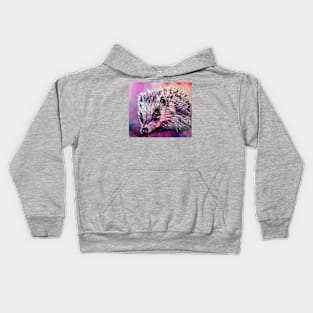 Pink Hedgehog Kids Hoodie